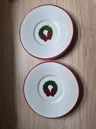 Set di 2 tazze piccole e piattini di H&M home