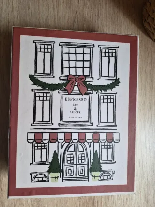 Set di 2 tazze piccole e piattini di H&M home