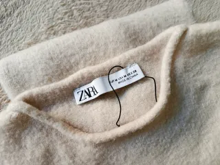 ZARA Jersey punto lana T. M