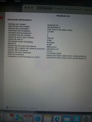 MacBook Air 13 (2017) Plata