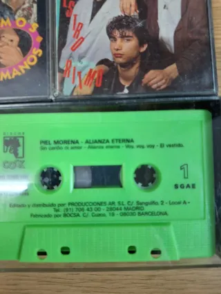Lote 6 Cintas Cassette Piel Morena