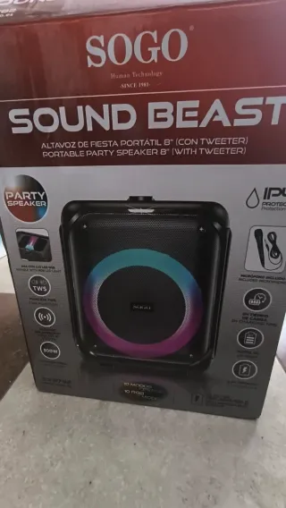 Altavoz SOGO Sound Beast 8 300W RGB