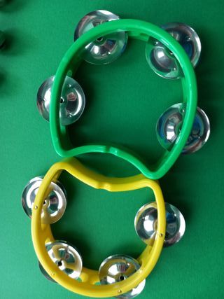 Set 3 Strumenti Percussione Sonagli