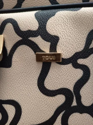 Maletín Tous Beige y Negro