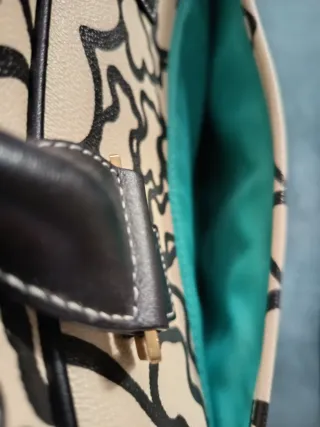 Maletín Tous Beige y Negro