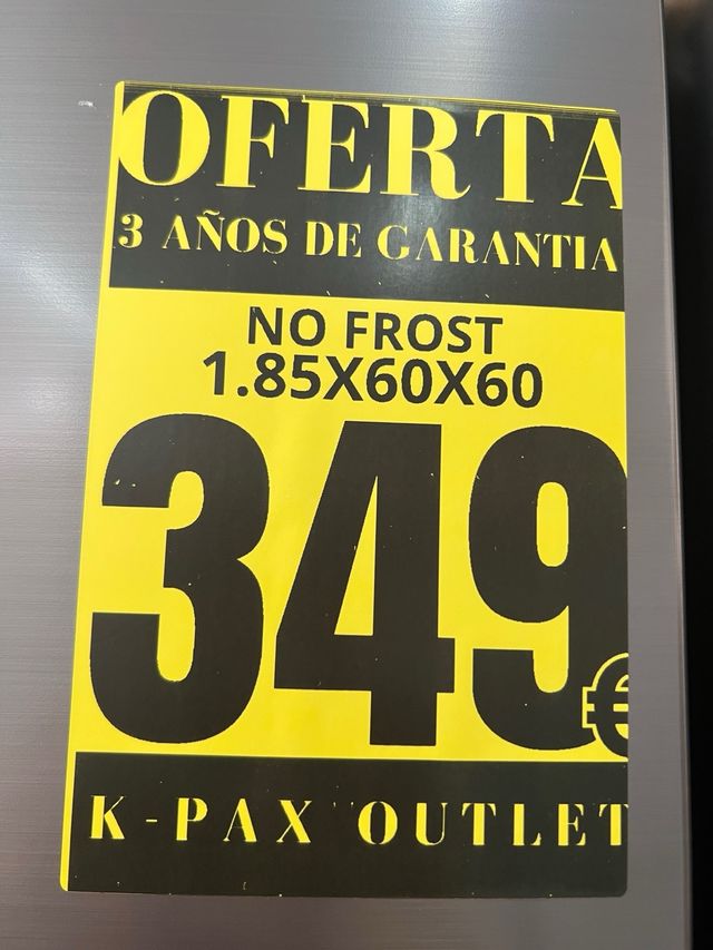 Nevera Kunft No Frost 349€