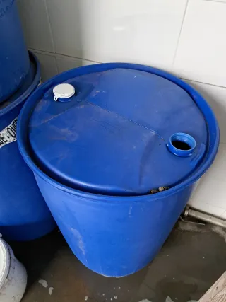 Bidón azul 200 litros