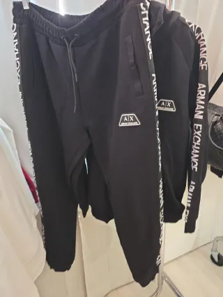 Conjunto Armani Exchange Negro XXL