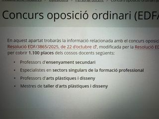 Programació oposicions secundaria