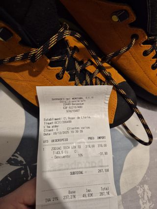 Botas Montaña Scarpa Tech GTX Naranja/Negro