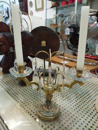 Farol antiguo carruaje bronce