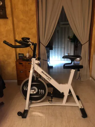 Bicicleta Estática Blanca