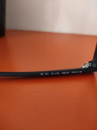 Montatura Armani Exchange Uomo Nera Leggera