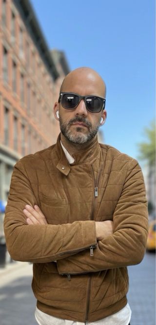 Chaqueta Massimo Dutti Piel Cruzada M