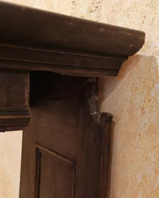 Pareja de pedestales antiguos originales S. XIX