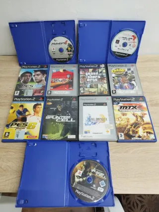 11 Jueg PlayStation 2- 3 juegos no tienen manual