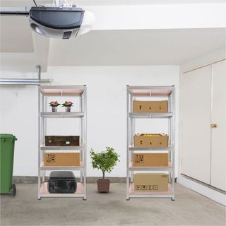 Confezione da 4 Scaffalature Metalliche a 5 Livelli