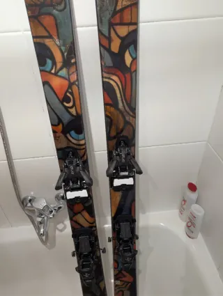 Atomic Bent 90 175cm + Fijaciones Salomon Shift 10