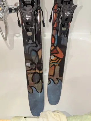 Atomic Bent 90 175cm + Fijaciones Salomon Shift 10