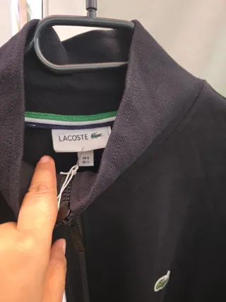 Conjunto Chándal Lacoste Negro y Verde