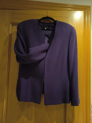 Chaqueta Morada Elegante Mujer Talla 40
