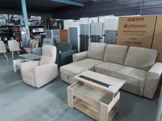 Sofá modular  beige y gris a buen precio desde