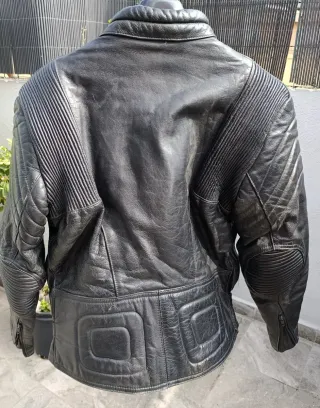 Chaqueta de moto cuero vintage