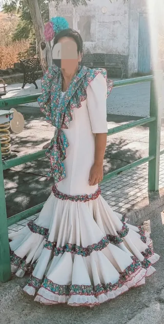 Traje de flamenca talla S