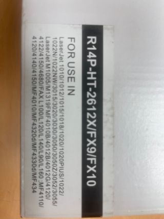 Cartucho HP 2612X FX9 FX10