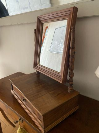 Tocador de sobremesa finales 1800