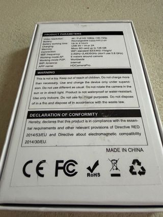 Mini Cámara Oculta 1080p + Accesorios