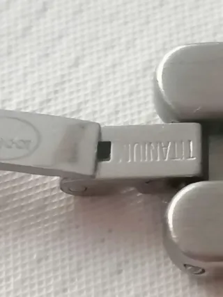 Pulsera Titanio Jeroot Hombre Plata