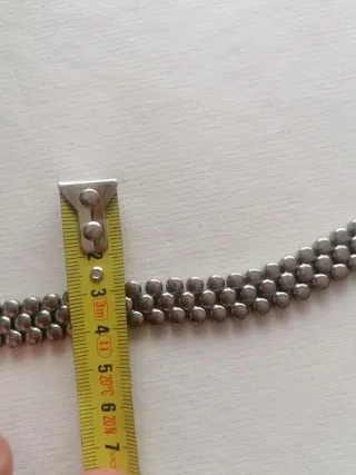 Pulsera Titanio Jeroot Hombre Plata