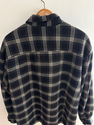 Sobrecamisa chaqueta cuadros H&M XL