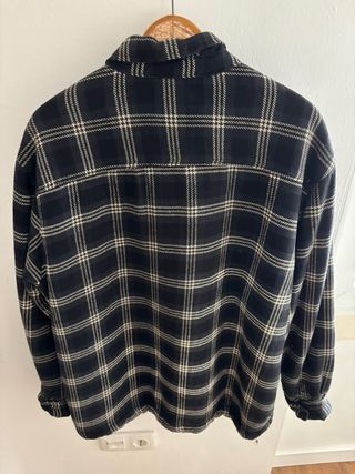 Sobrecamisa chaqueta cuadros H&M XL