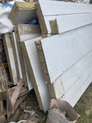 Paneles aislantes de lana de roca