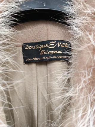 Cappotto vintage anni 60 beige