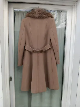 Cappotto vintage anni 60 beige