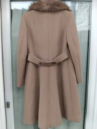 Cappotto vintage anni 60 beige