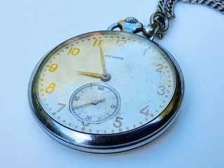 vintage URSS Iskra da tasca 1957 catena originale