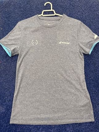 Camiseta Babolat Padel Gris/Azulg