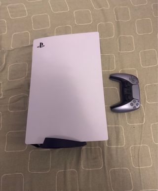 Consola Sony PS5 Blanca (Disco) + Mando