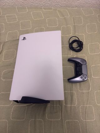 Consola Sony PS5 Blanca (Disco) + Mando