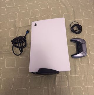 Consola Sony PS5 Blanca (Disco) + Mando
