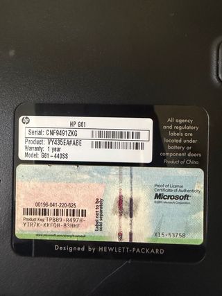 HP G61 Google Chrome Flex