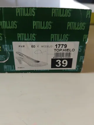 Zapatos Pitillos talla 39
