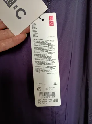 Cazadora Bomber Unisex de Uniqlo Talla XS