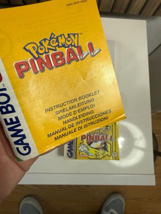 Pokémon Pinball Game Boy Color Completo