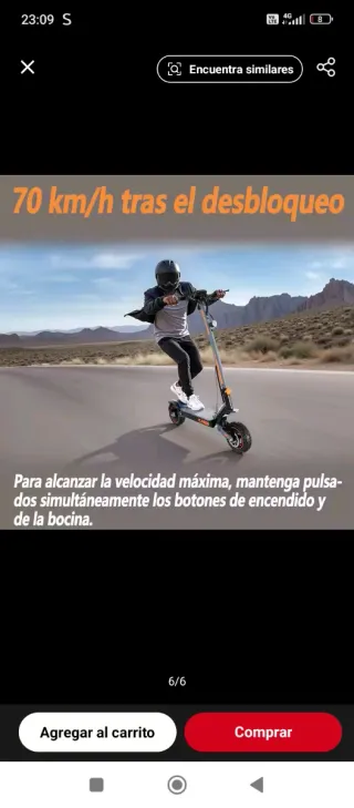 Patín Eléctrico IWAFO IS2 PRO 2000w