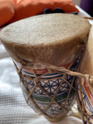 Tamburi marocchini. Ceramica + pelle di capra